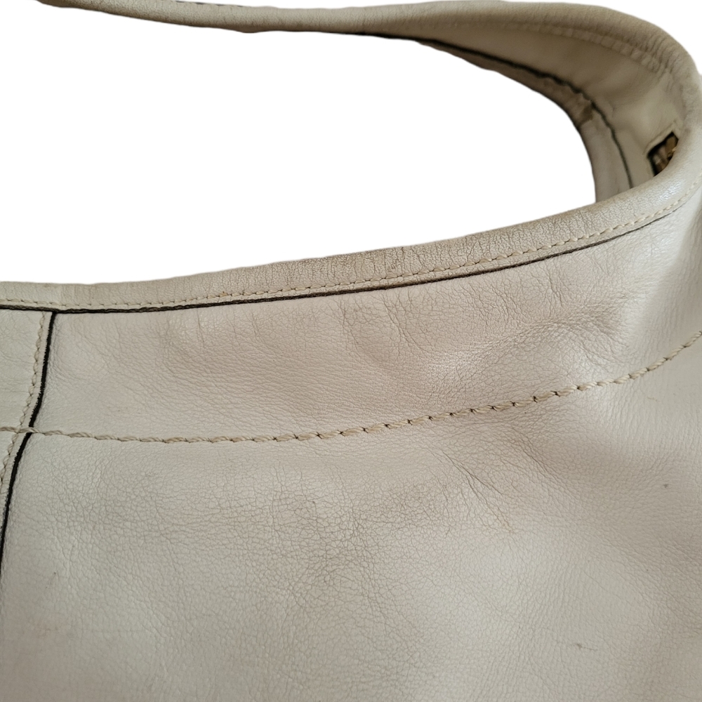 Large Coach white leather bag - Picture 13 of 16
